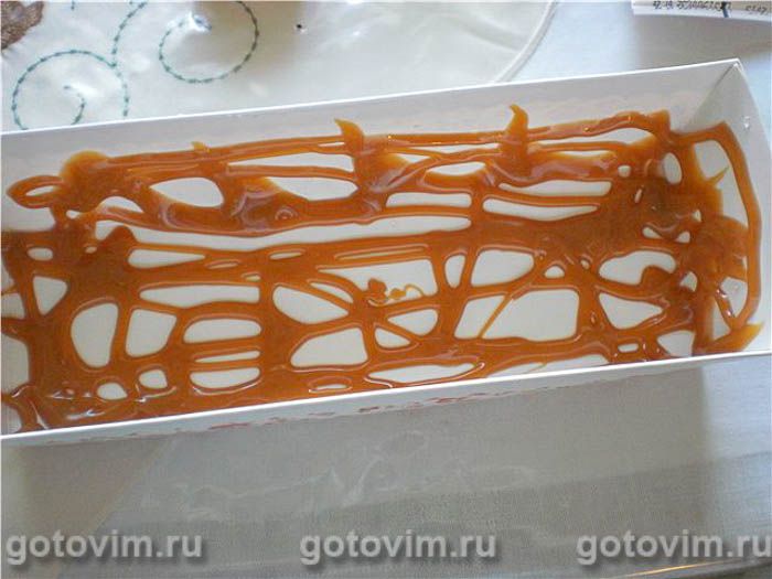 Фотографии рецепта Турецкий десерт из манки на молоке с карамелью, 03 Турецкий десерт из манки на молоке с карамелью, Шаг 03