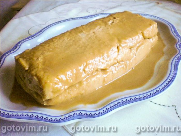 Фотографии рецепта Турецкий десерт из манки на молоке с карамелью, 04 Турецкий десерт из манки на молоке с карамелью, Шаг 04