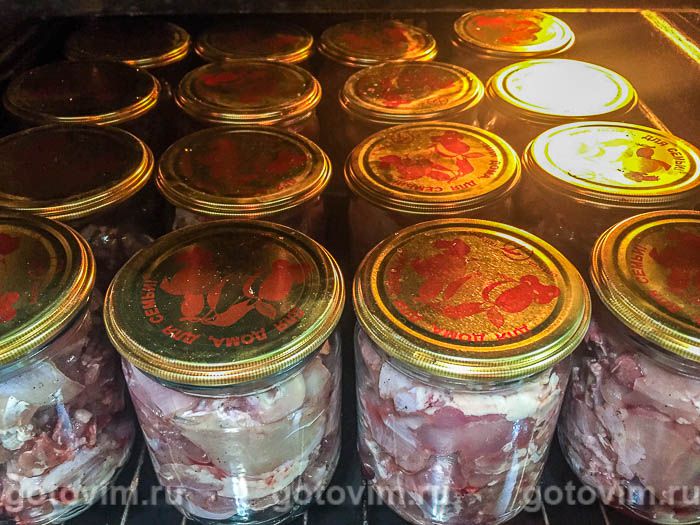 Фотографии рецепта Тушенка из кролика , 07 Тушенка из кролика , Шаг 07