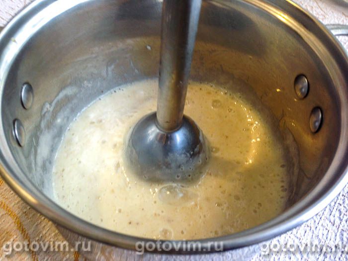 Фотографии рецепта Творожно-банановый торт из печенья без выпечки, 02 Творожно-банановый торт из печенья без выпечки, Шаг 02
