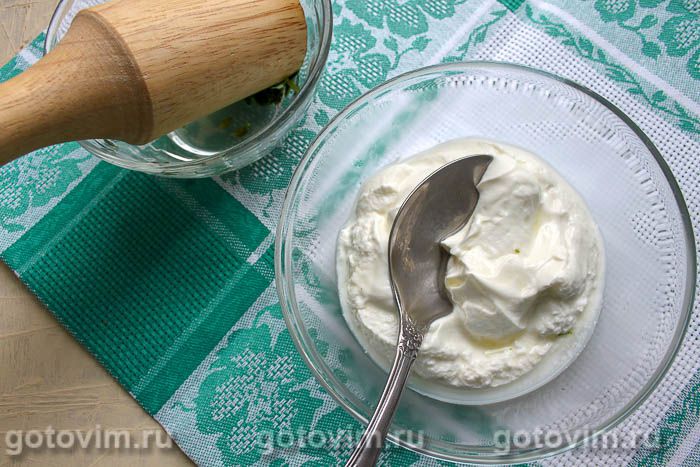Фотографии рецепта Творожный десерт с черешней и ромом, 04 Творожный десерт с черешней и ромом, Шаг 04