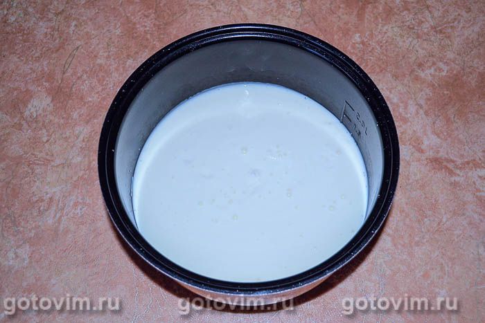 Фотографии рецепта Творог из кефира в мультиварке, 01 Творог из кефира в мультиварке, Шаг 01