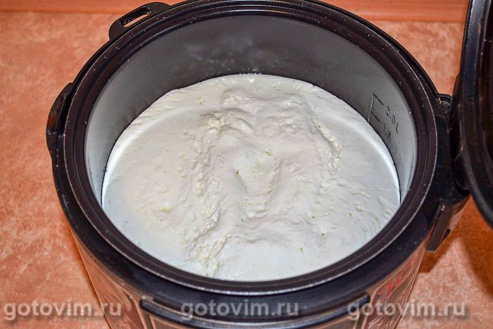 Фотографии рецепта Творог из кефира в мультиварке, 02 Творог из кефира в мультиварке, Шаг 02
