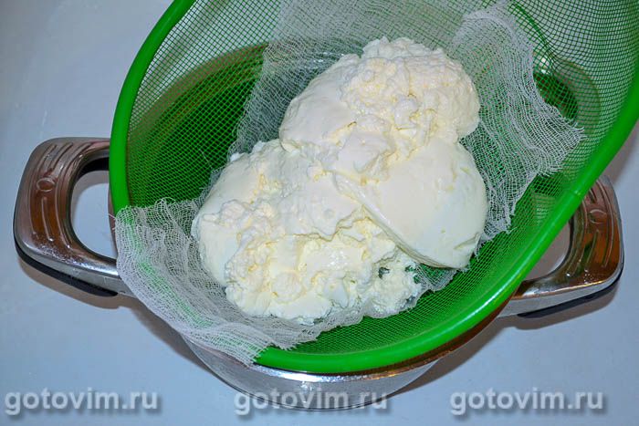 Фотографии рецепта Творог из кефира в мультиварке, 04 Творог из кефира в мультиварке, Шаг 04