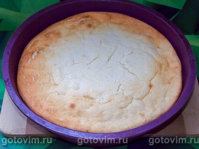 Фотографии рецепта Нежный творожник на шоколадном корже, 07 Нежный творожник на шоколадном корже, Шаг 07