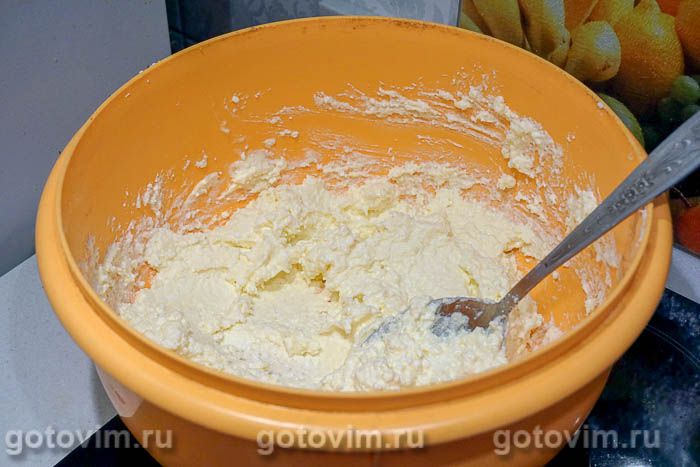 Фотографии рецепта Творожная лепешка с сырной начинкой, 01 Творожная лепешка с сырной начинкой, Шаг 01