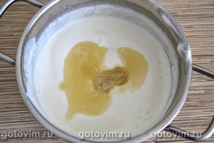 Фотографии рецепта Творожный десерт с желатином, 06 Творожный десерт с желатином, Шаг 06