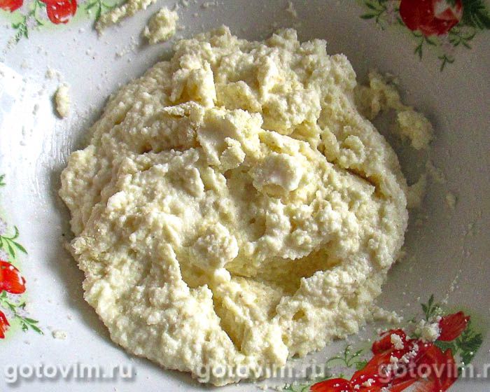 Фотографии рецепта Творожная запеканка с манкой и кокосовой стружкой, 02 Творожная запеканка с манкой и кокосовой стружкой, Шаг 02