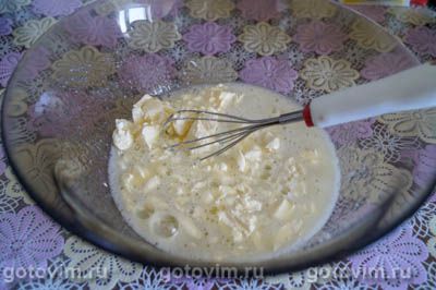 Фотографии рецепта Творожный кекс с вишней, 02 Творожный кекс с вишней, Шаг 02