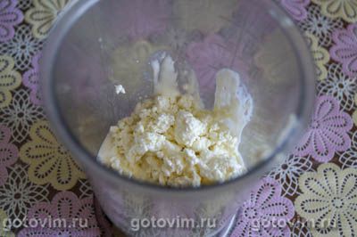 Фотографии рецепта Творожный кекс с вишней, 03 Творожный кекс с вишней, Шаг 03