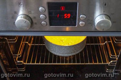Фотографии рецепта Творожный кекс с вишней, 05 Творожный кекс с вишней, Шаг 05