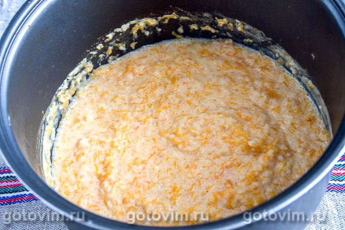 Фотографии рецепта Тыквенная каша с кус-кусом (в мультиварке), 06 Тыквенная каша с кус-кусом (в мультиварке), Шаг 06