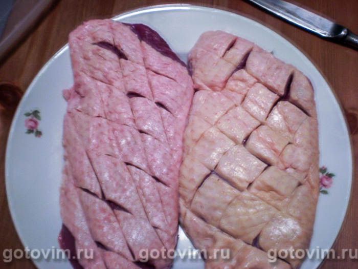 Фотографии рецепта Утиная грудка вяленая, 02 Утиная грудка вяленая, Шаг 02