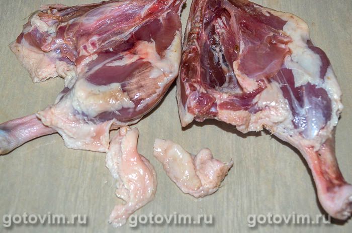 Фотографии рецепта Утиные ножки, тушеные с капустой, 01 Утиные ножки, тушеные с капустой, Шаг 01