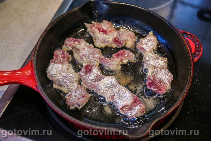 Фотографии рецепта Утиные желудочки, жаренные в яйце и муке, 06 Утиные желудочки, жаренные в яйце и муке, Шаг 06