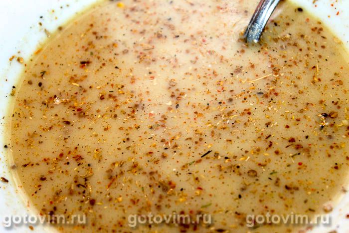 Фотографии рецепта Утка с медом, горчицей, молоком и картофелем в духовке, 03 Утка с медом, горчицей, молоком и картофелем в духовке, Шаг 03