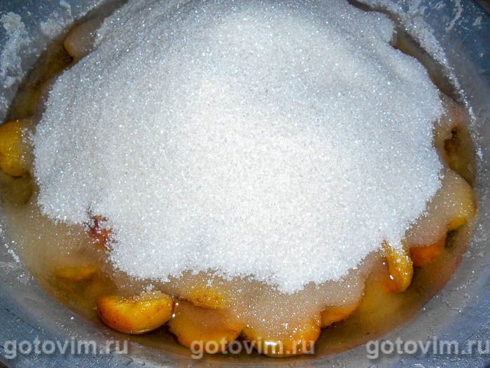 Фотографии рецепта Варенье из абрикосов дольками со сливочным маслом, 02 Варенье из абрикосов дольками со сливочным маслом, Шаг 02