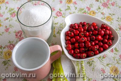 Фотографии рецепта Варенье из боярышника на зиму, 01 Варенье из боярышника на зиму, Шаг 01
