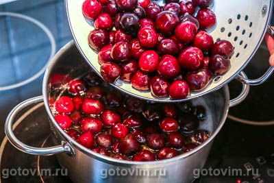 Фотографии рецепта Варенье из черешни с косточкой , 04 Варенье из черешни с косточкой , Шаг 04