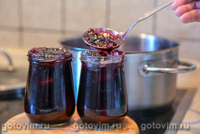 Фотографии рецепта Варенье из черноплодной рябины с яблоками, 08 Варенье из черноплодной рябины с яблоками, Шаг 08