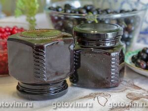 Варенье из чёрной смородины с апельсином в микроволновке