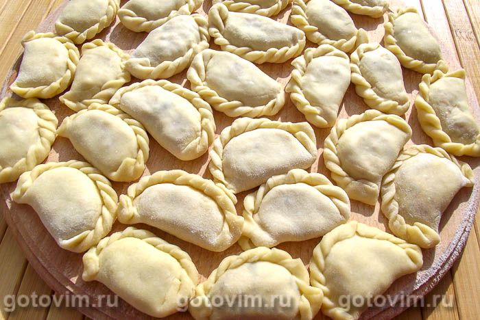 Фотографии рецепта Вареники с сёмгой, 05 Вареники с сёмгой, Шаг 05