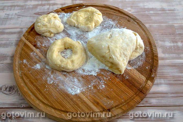 Фотографии рецепта Варено-печеные бублики со льном, 05 Варено-печеные бублики со льном, Шаг 05