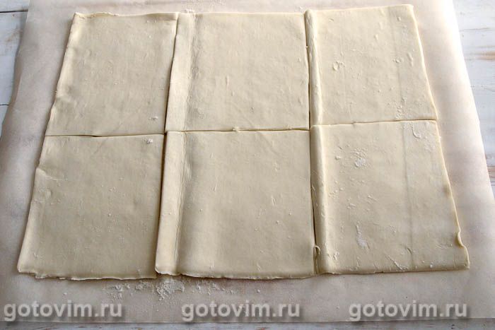 Фотографии рецепта Слойки с бананом, 01 Слойки с бананом, Шаг 01