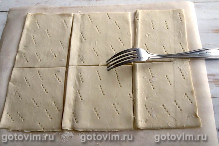 Фотографии рецепта Слойки с бананом, 02 Слойки с бананом, Шаг 02