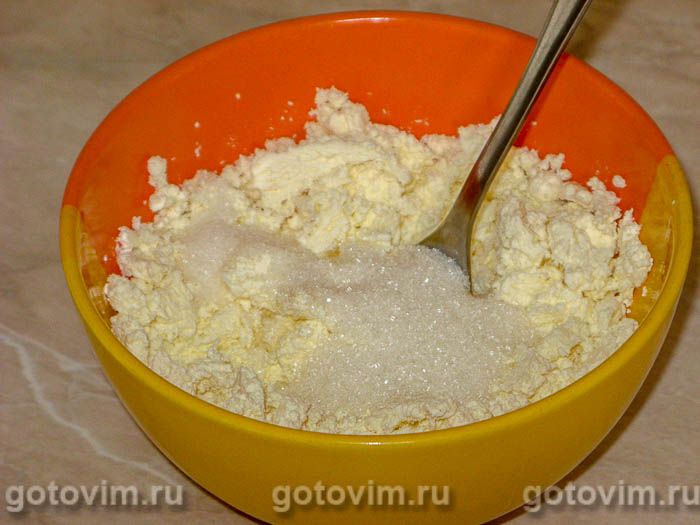 Фотографии рецепта Фаршированные сушки с творогом и финиками в микроволновке, 02 Фаршированные сушки с творогом и финиками в микроволновке, Шаг 02