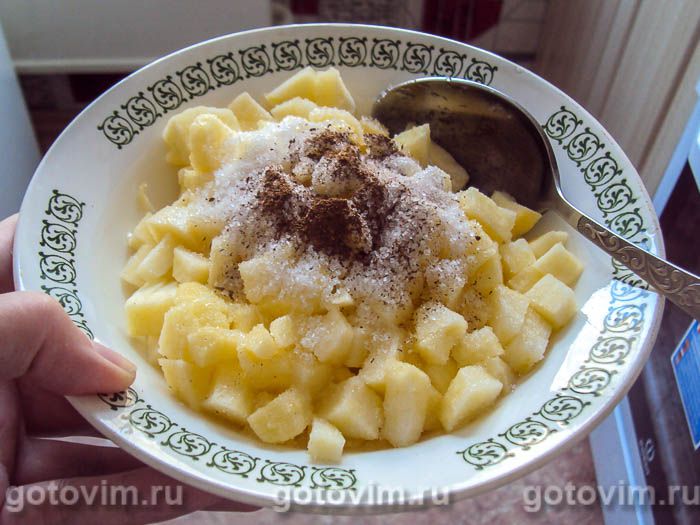Фотографии рецепта Конвертики с яблоками, 04 Конвертики с яблоками, Шаг 04