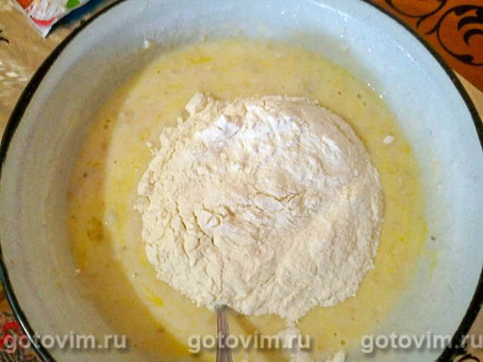 Фотографии рецепта Шарлотка с яблоками и овсяными хлопьями, 03 Шарлотка с яблоками и овсяными хлопьями, Шаг 03