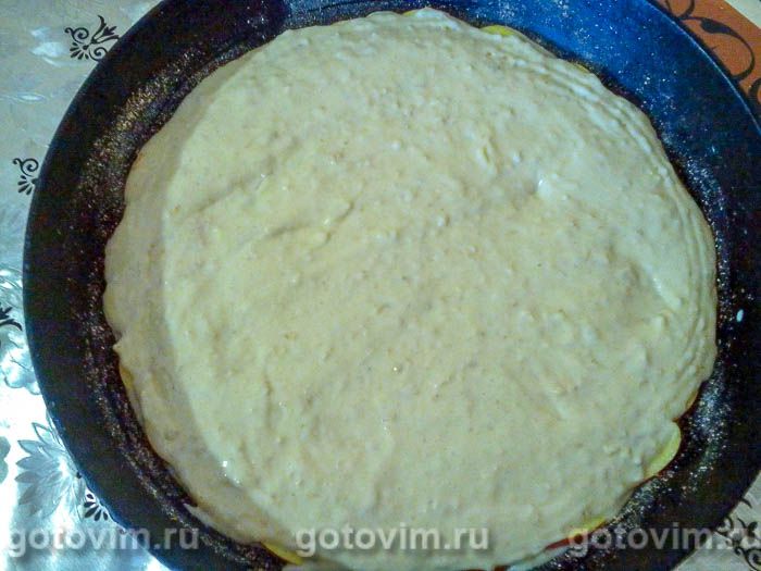 Фотографии рецепта Шарлотка с яблоками и овсяными хлопьями, 07 Шарлотка с яблоками и овсяными хлопьями, Шаг 07