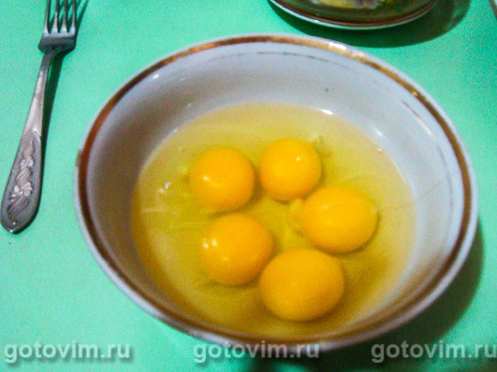 Фотографии рецепта Яичница с луком, 02 Яичница с луком, Шаг 02