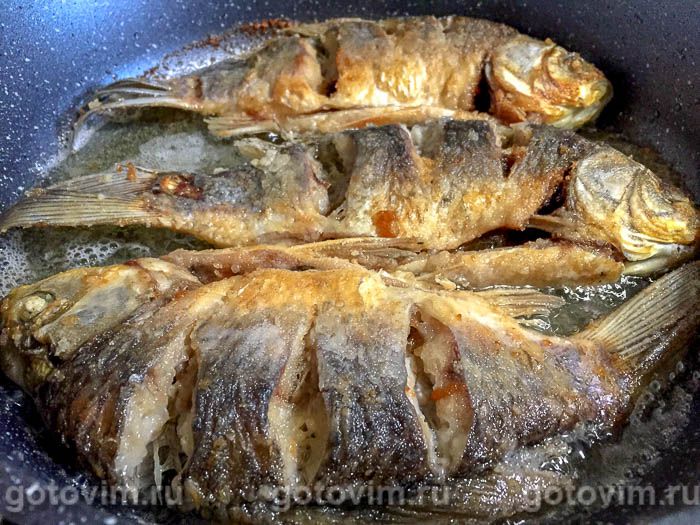 Фотографии рецепта Жареный карась, 05 Жареный карась, Шаг 05