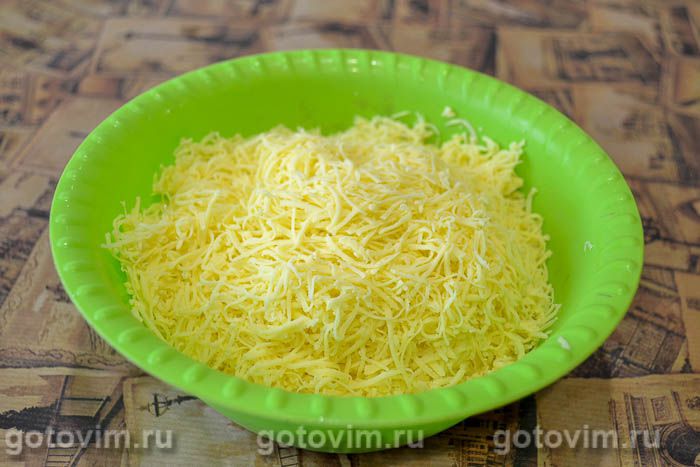 Фотографии рецепта Лаваш с крабовыми палочками, сыром и яйцом, 02 Лаваш с крабовыми палочками, сыром и яйцом, Шаг 02
