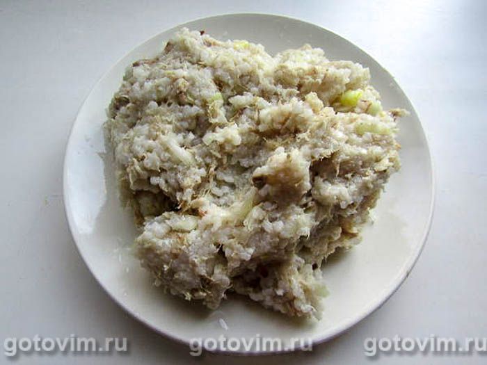Фотографии рецепта Рыбный пирог с рисом, 04 Рыбный пирог с рисом, Шаг 04