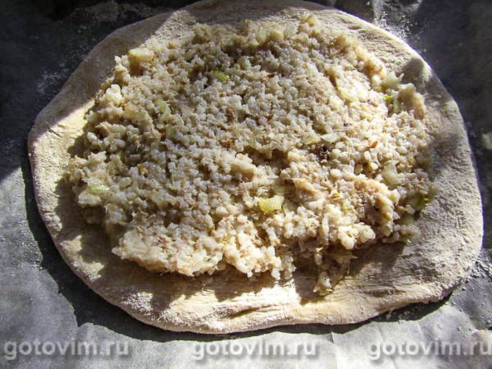 Фотографии рецепта Рыбный пирог с рисом, 07 Рыбный пирог с рисом, Шаг 07