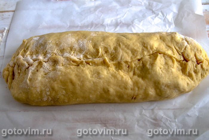 Фотографии рецепта Пирог с яблоками и сливами на кефире, 06 Пирог с яблоками и сливами на кефире, Шаг 06