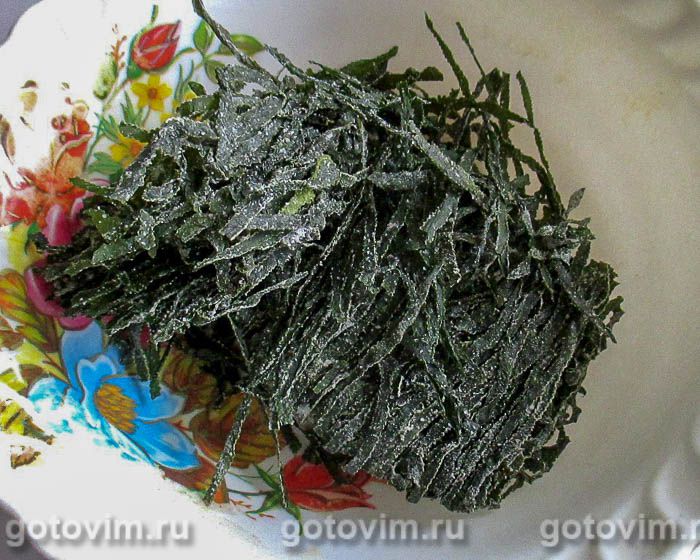 Фотографии рецепта Закуска с куриным мясом и морской капустой в мультиварке, 01 Закуска с куриным мясом и морской капустой в мультиварке, Шаг 01
