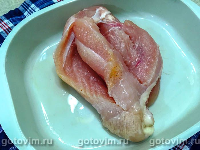 Фотографии рецепта Пряная куриная грудка для закусок, 01 Пряная куриная грудка для закусок, Шаг 01