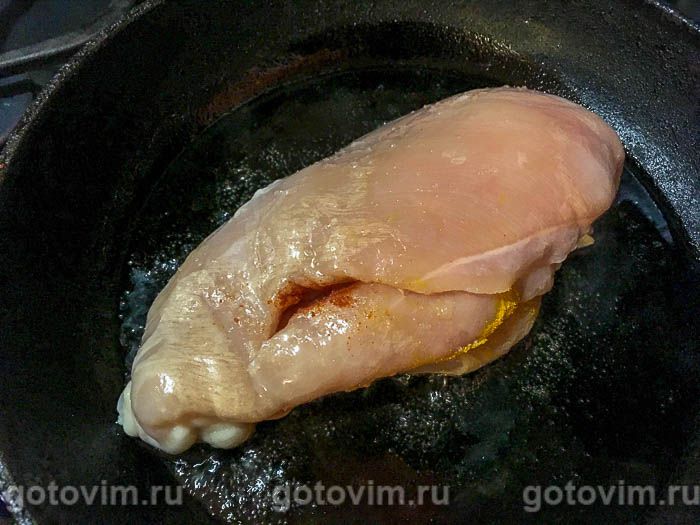 Фотографии рецепта Пряная куриная грудка для закусок, 04 Пряная куриная грудка для закусок, Шаг 04