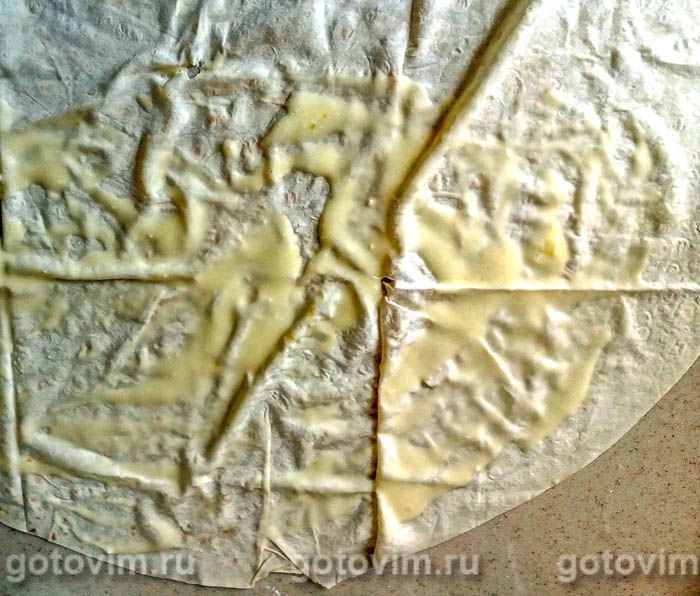 Фотографии рецепта Турецкий бурек (пирог со шпинатом), 05 Турецкий бурек (пирог со шпинатом), Шаг 05