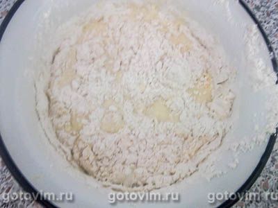Фотографии рецепта Заливной пирог с яблоками и земляникой, 02 Заливной пирог с яблоками и земляникой, Шаг 02