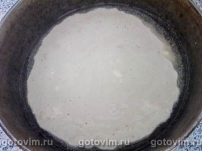 Фотографии рецепта Заливной пирог с яблоками и земляникой, 05 Заливной пирог с яблоками и земляникой, Шаг 05