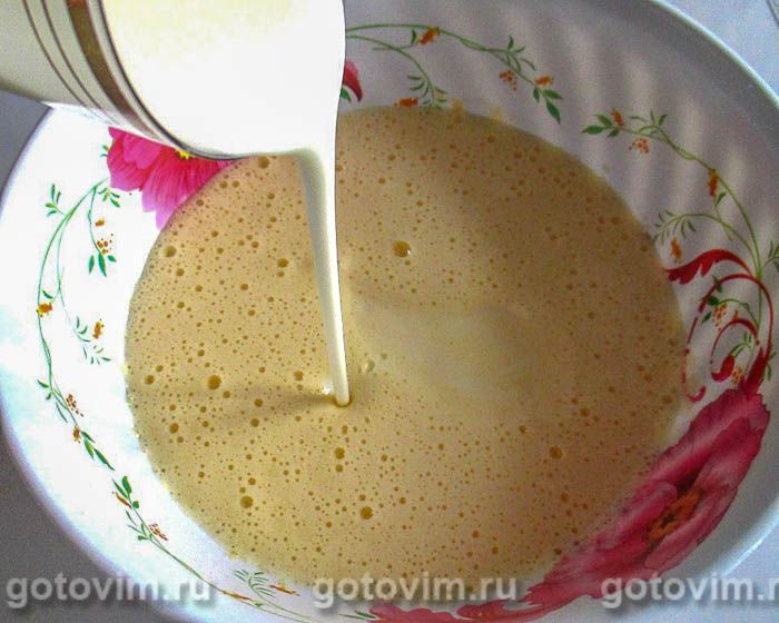 Фотографии рецепта Заливной пирог на кефире с тыквой и лимоном в мультиварке, 02 Заливной пирог на кефире с тыквой и лимоном в мультиварке, Шаг 02