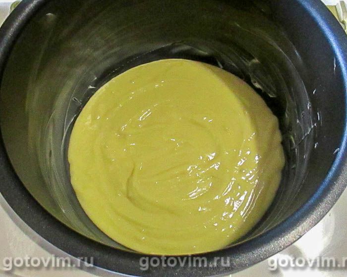Фотографии рецепта Заливной пирог на кефире с тыквой и лимоном в мультиварке, 05 Заливной пирог на кефире с тыквой и лимоном в мультиварке, Шаг 05