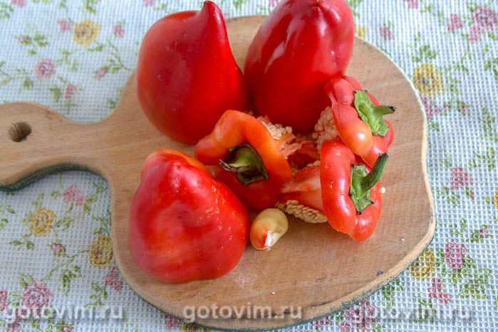 Фотографии рецепта Как заморозить перец для фаршировки на зиму, 03 Как заморозить перец для фаршировки на зиму, Шаг 03