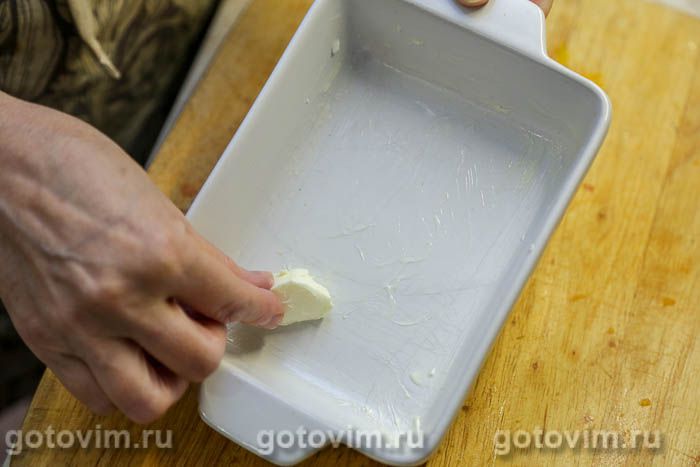 Фотографии рецепта Запеканка из блинов с тыквой, изюмом и мёдом, 03 Запеканка из блинов с тыквой, изюмом и мёдом, Шаг 03