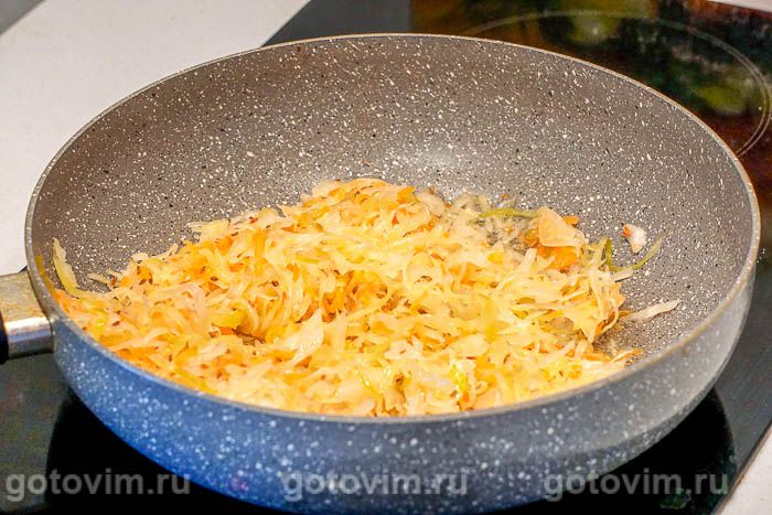 Фотографии рецепта Картофельная запеканка с мясом и квашеной капустой, 03 Картофельная запеканка с мясом и квашеной капустой, Шаг 03